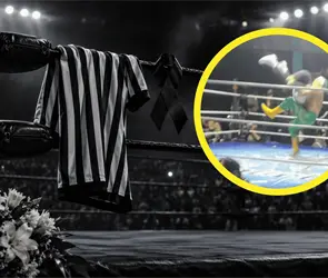 &iexcl;Tragedia en el ring! Detienen al Hijo de Fishman tras muerte de r&eacute;feri