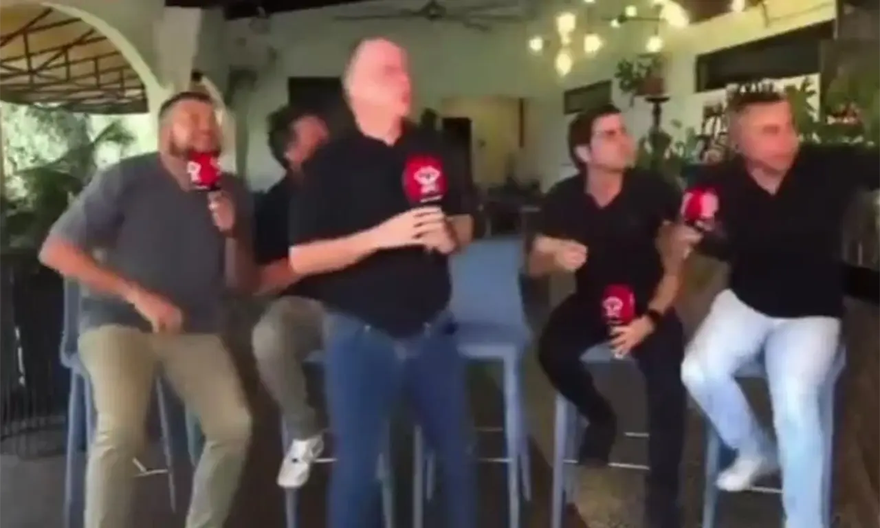  El sismo sorprendió a los conductores e invitados de Deportes RPC durante una transmisión en vivo en Panamá. 