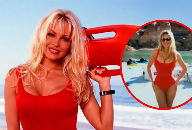Sydney Sweeney compartió fotos con un traje de baño rojo que recuerda a Pamela Anderson en Baywatch, tras su polémica con Novig. Sydney Sweeney compartió fotos con un traje de baño rojo que recuerda a Pamela Anderson en Baywatch, tras su polémica con Novig.