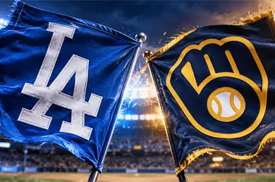 &iexcl;Duelo de gigantes! Dodgers y Brewers confirman a sus pitchers para el Juego 1