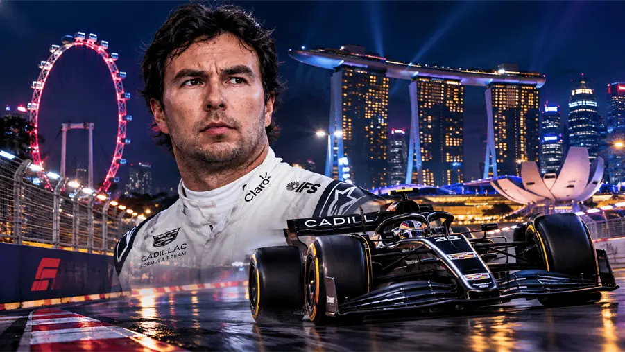 &iexcl;Complicado domingo! As&iacute; le fue a Checo P&eacute;rez en el GP de Singapur
