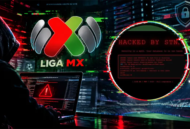 La página oficial de la Liga MX apareció con un mensaje que apunta a un presunto hackeo. La página oficial de la Liga MX apareció con un mensaje que apunta a un presunto hackeo.
