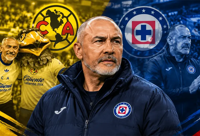 Raúl ´Potro´ Gutiérrez recibió un homenaje del América mientras dirige a Cruz Azul Femenil. Raúl ´Potro´ Gutiérrez recibió un homenaje del América mientras dirige a Cruz Azul Femenil.