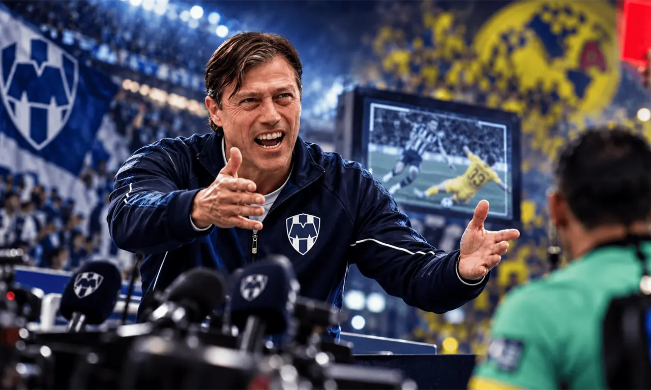  Rayados advierte por el arbitraje vs América 