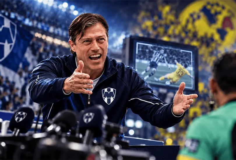 Rayados advierte por el arbitraje vs América Rayados advierte por el arbitraje vs América