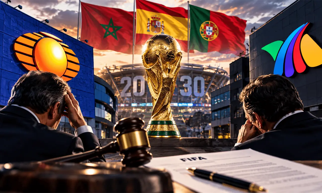  El golpe que podrían recibir Televisa y TV Azteca para el Mundial 2030 
