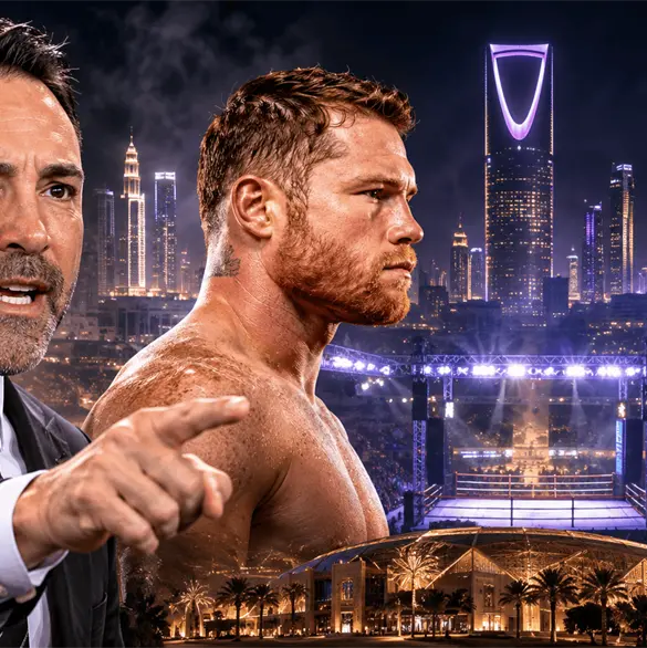 &iquest;Todo por dinero? De la Hoya revienta a Canelo por pelear en Arabia
