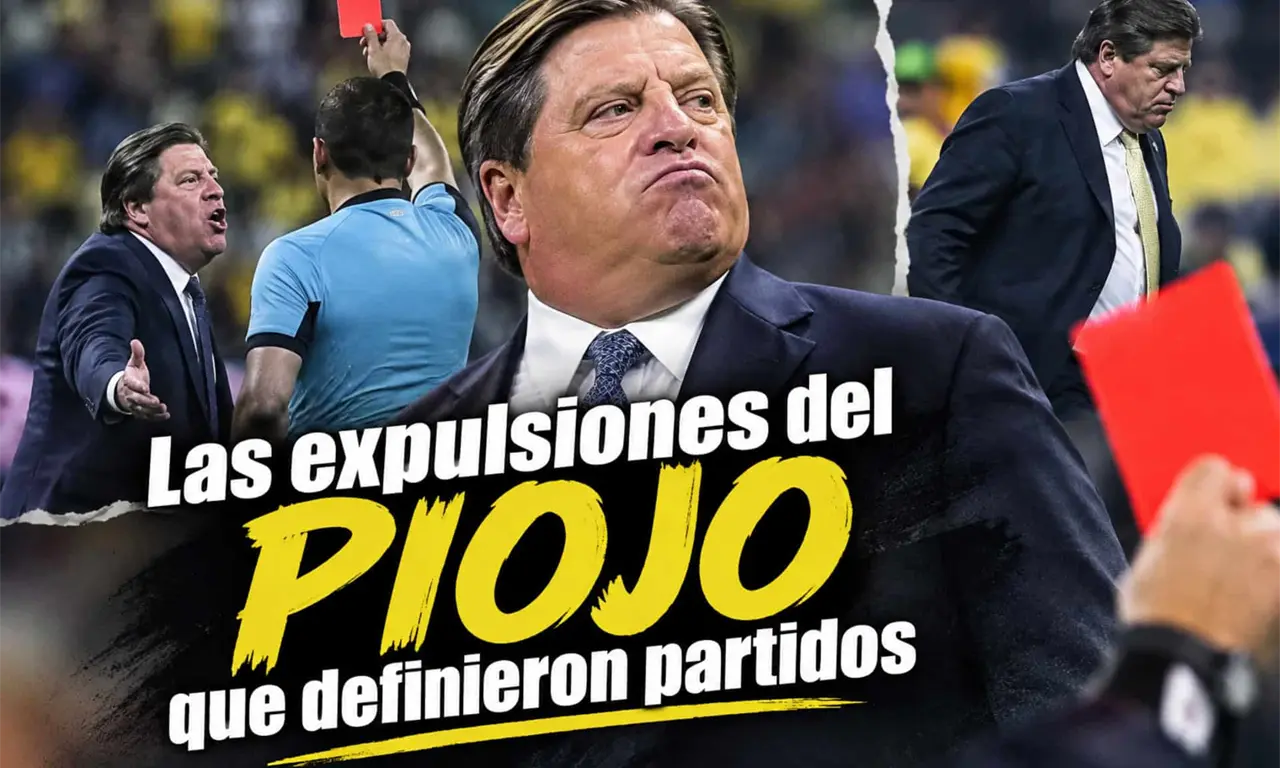  Miguel Herrera es el entrenador más expulsado de la Liga MX y sigue sumando. 
