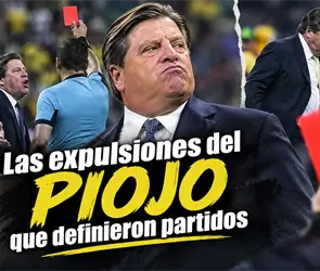 Las expulsiones del Piojo que definieron partidos