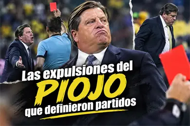 Las expulsiones del Piojo que definieron partidos Las expulsiones del Piojo que definieron partidos