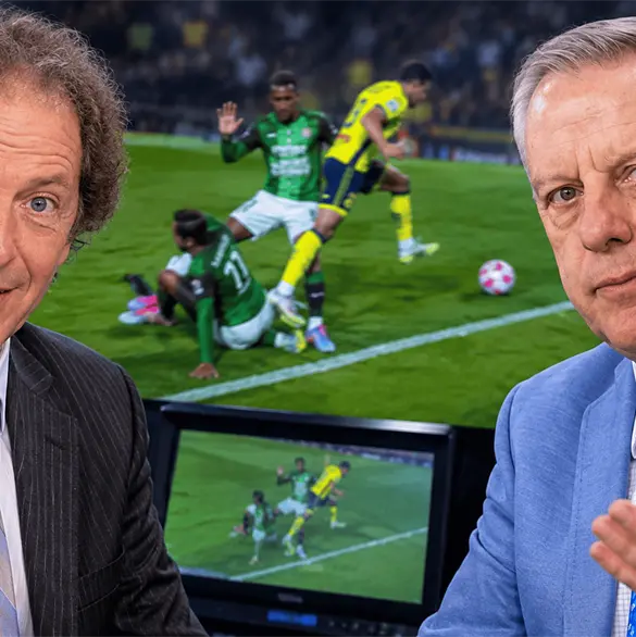 ¡Se calentaron! Brizio y el Ruso chocan por polémico penal del América ¡Se calentaron! Brizio y el Ruso chocan por polémico penal del América