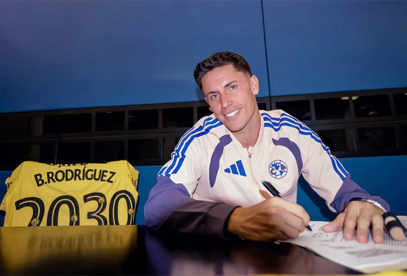Brian Rodríguez renovó su contrato con el América hasta 2030, luego de un mercado de fichajes en el que estuvo cerca de salir de Coapa. Brian Rodríguez renovó su contrato con el América hasta 2030, luego de un mercado de fichajes en el que estuvo cerca de salir de Coapa.