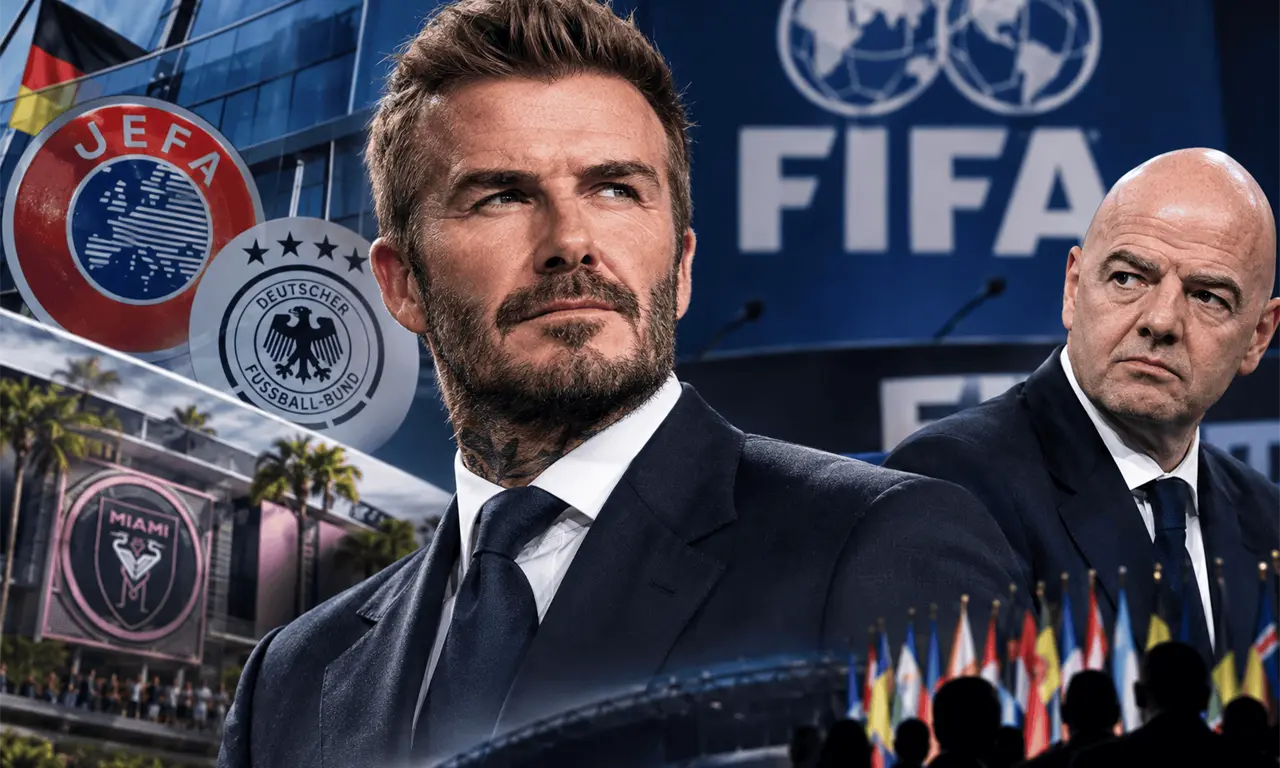  Sectores de la UEFA y la Federación Alemana barajan el nombre de David Beckham como alternativa a Gianni Infantino 