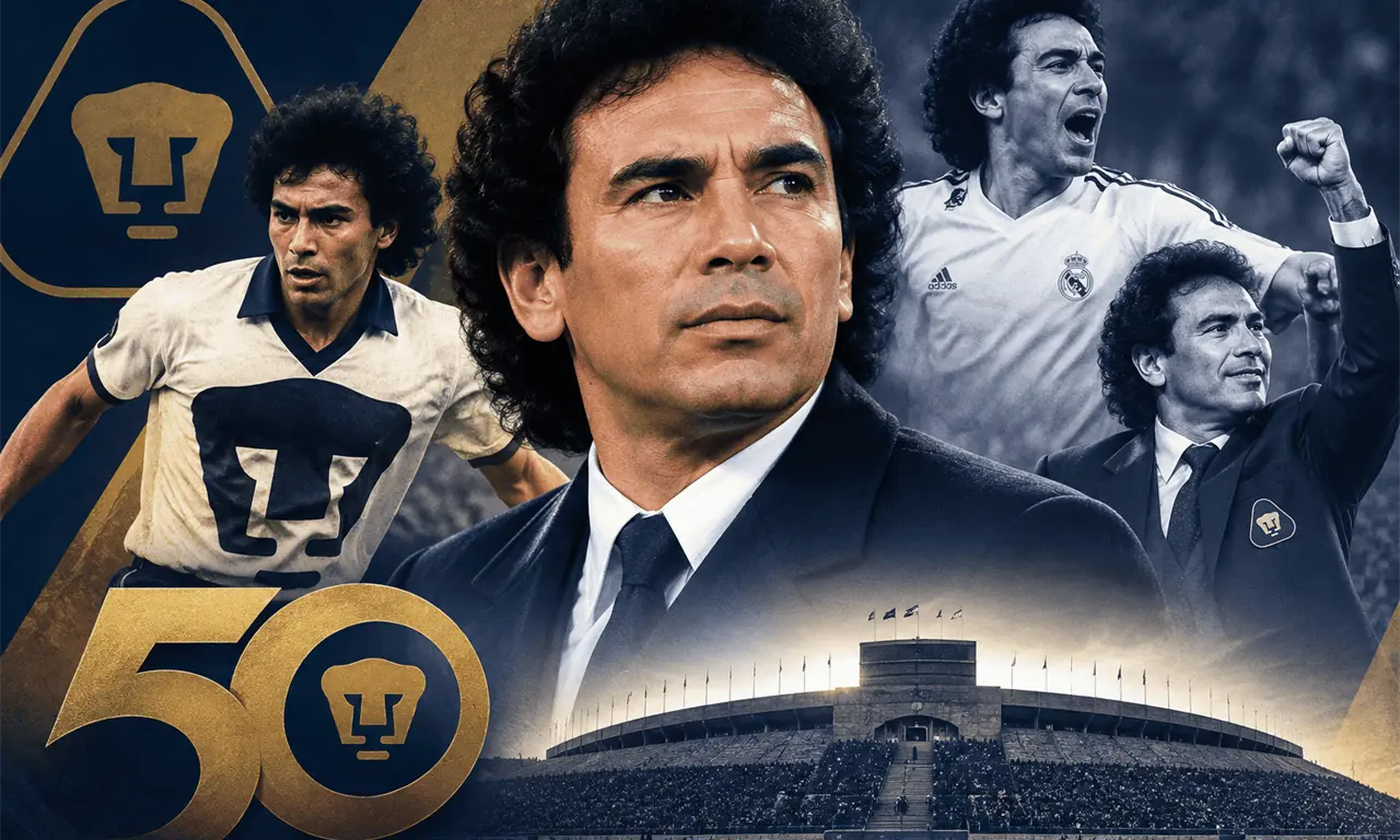  Se cumplen 50 años del debut de Hugo Sánchez. 