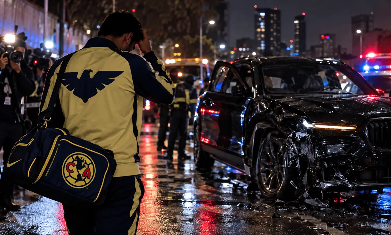  Leyenda del América involucrado en accidente vial 