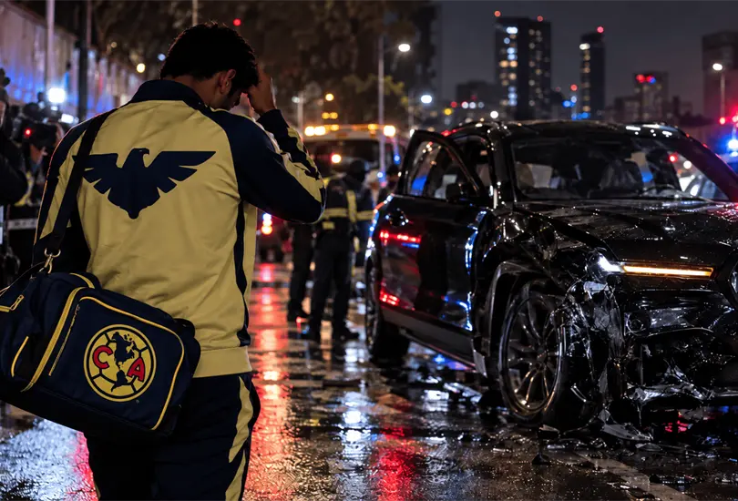 Leyenda del Am&eacute;rica involucrado en accidente vial