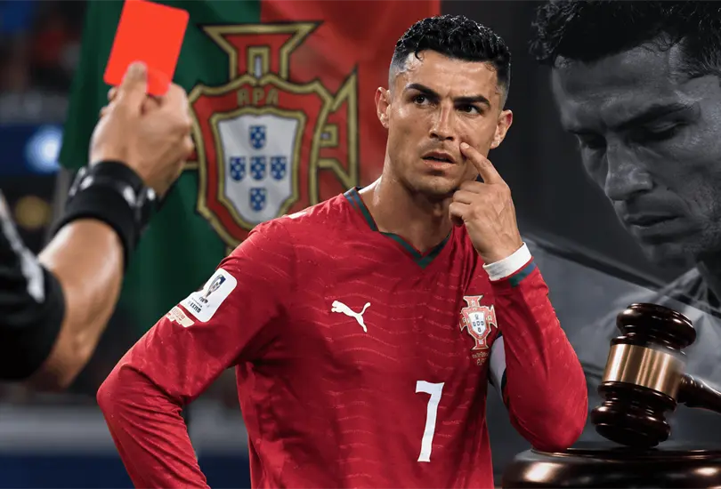 La sanci&oacute;n oficial para Cristiano Ronaldo