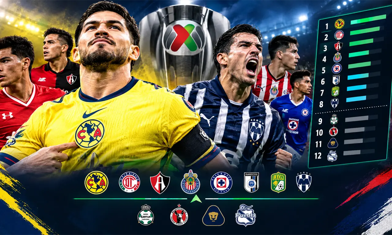  Liguilla tras Jornada 12. 