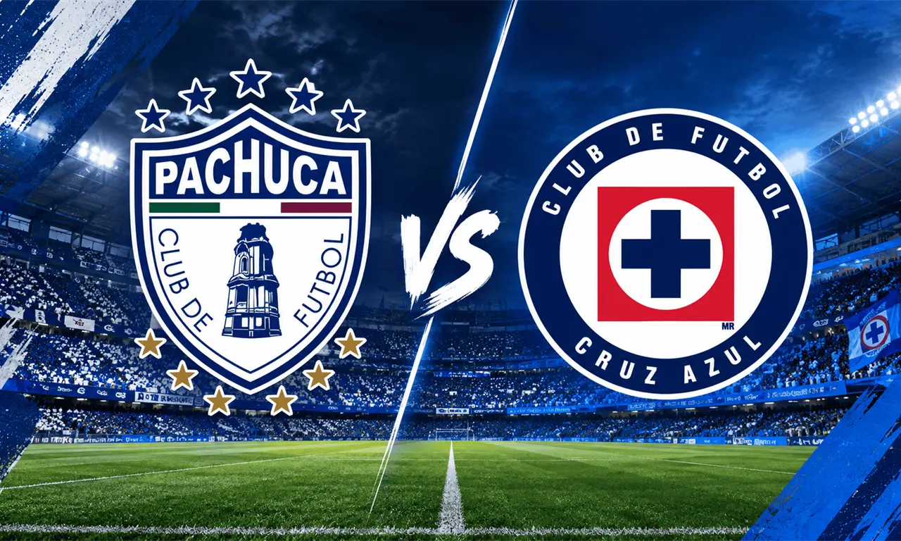  Pachuca recibe a Cruz Azul este miércoles en el Estadio Hidalgo. 