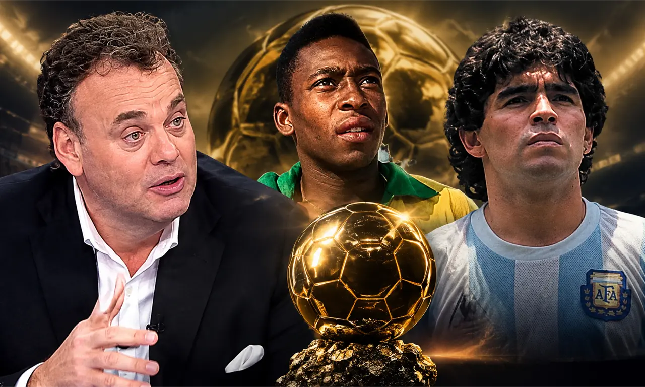 David Faitelson cuestionó la elección del Balón de Oro histórico por dejar fuera a Pelé y Diego Maradona. 