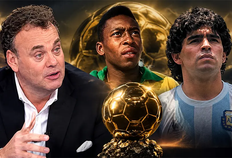 David Faitelson cuestion&oacute; la elecci&oacute;n del Bal&oacute;n de Oro hist&oacute;rico por dejar fuera a Pel&eacute; y Diego Maradona.