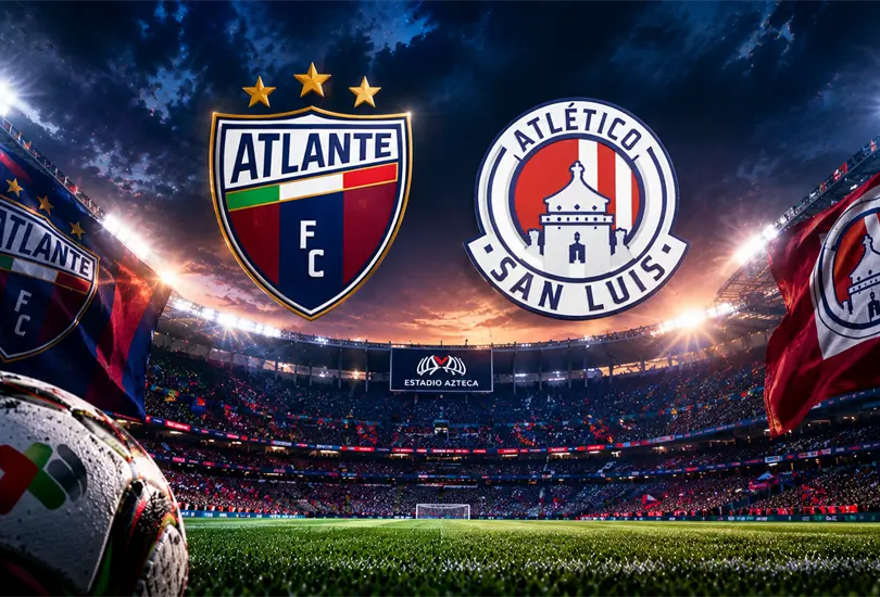 Atlante y Atlético de San Luis se enfrentan este viernes en la Jornada 14 del Apertura 2026 de la Liga MX Atlante y Atlético de San Luis se enfrentan este viernes en la Jornada 14 del Apertura 2026 de la Liga MX