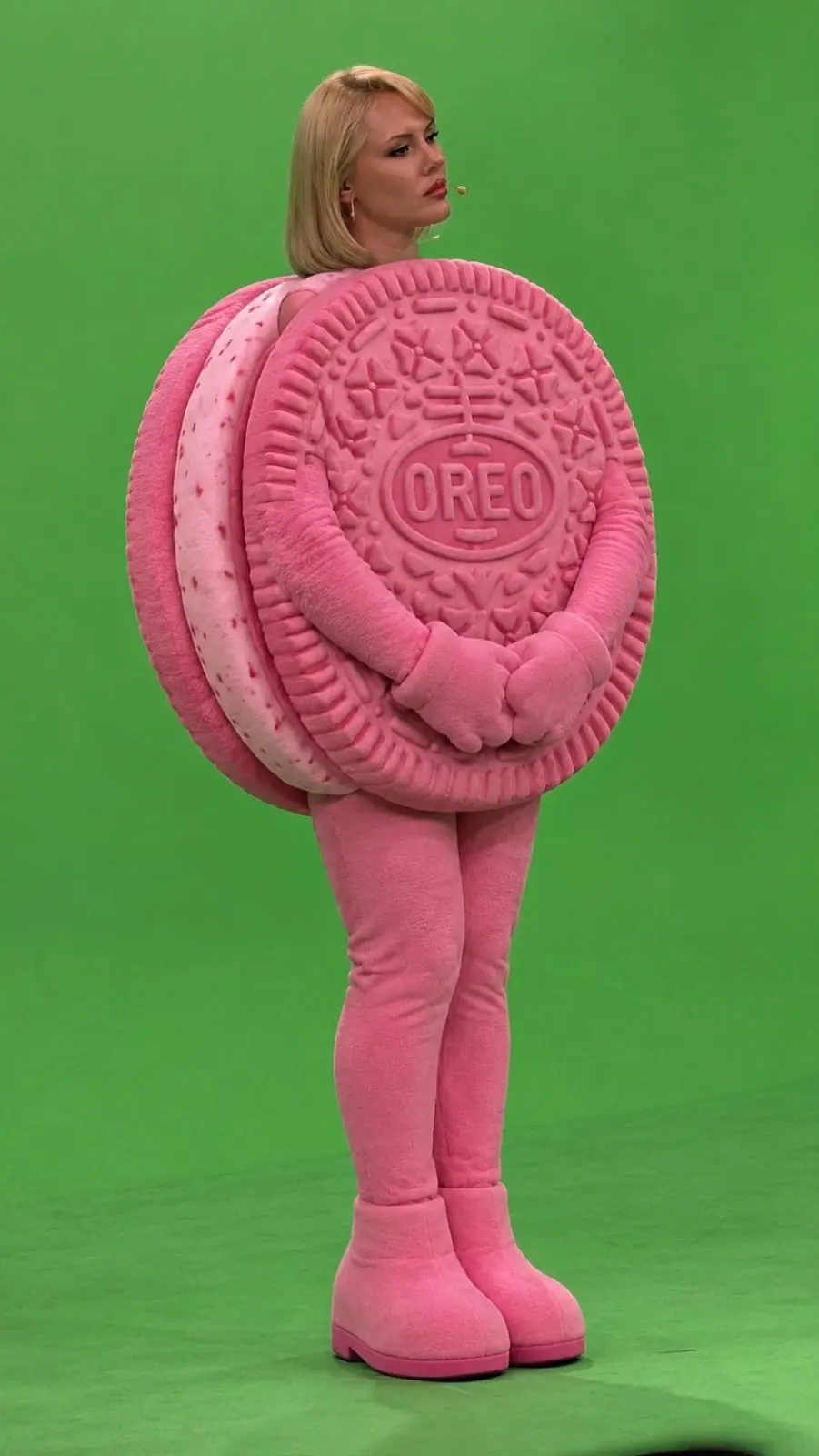 La galleta rosa fue uno de los disfraces que la propia Miroslava eligi&oacute; y comparti&oacute; en redes sociales como opci&oacute;n para Halloween.