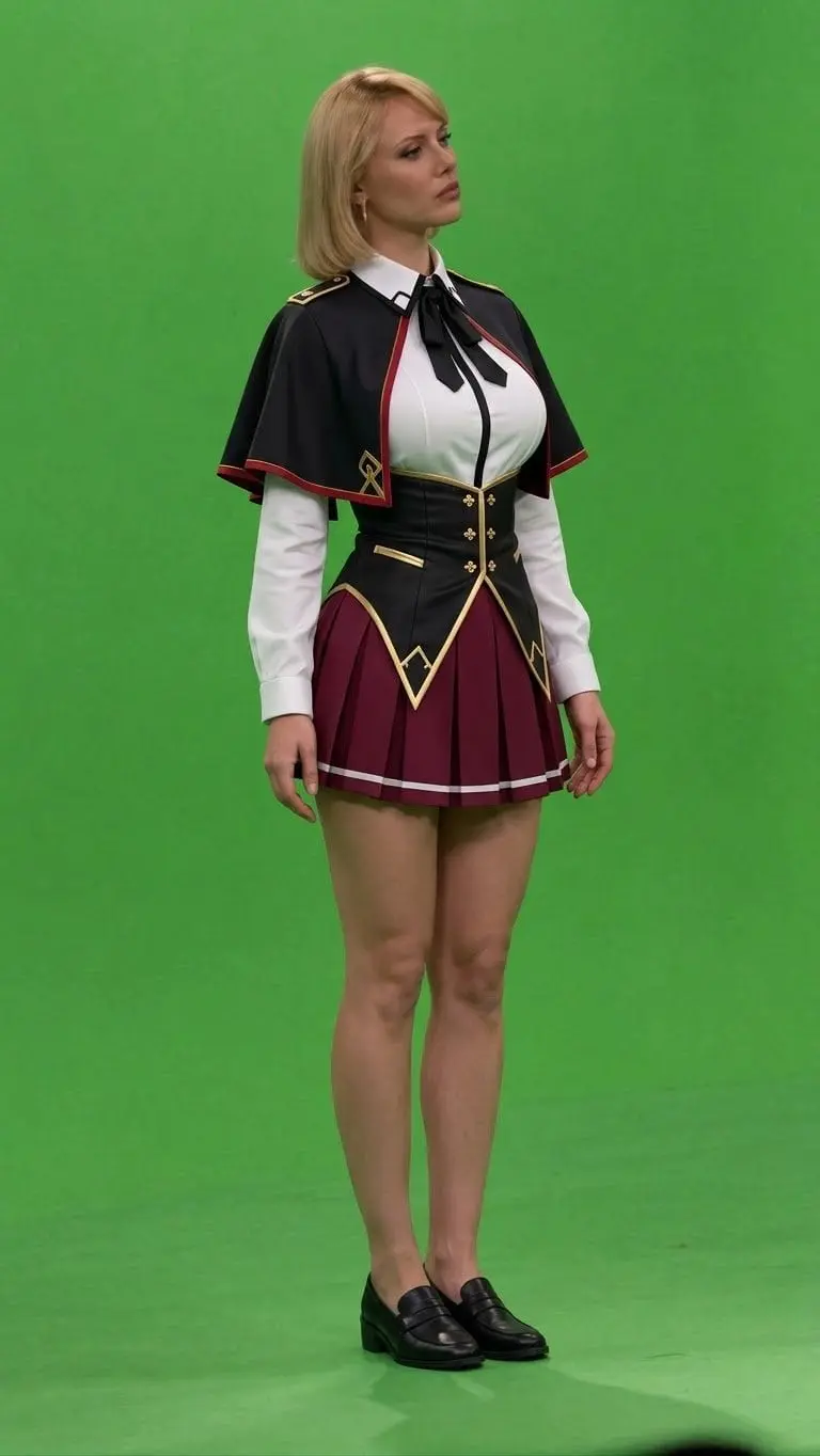 Entre las propuestas tambi&eacute;n destaca un disfraz de estilo anime, con uniforme escolar y detalles en tonos oscuros.