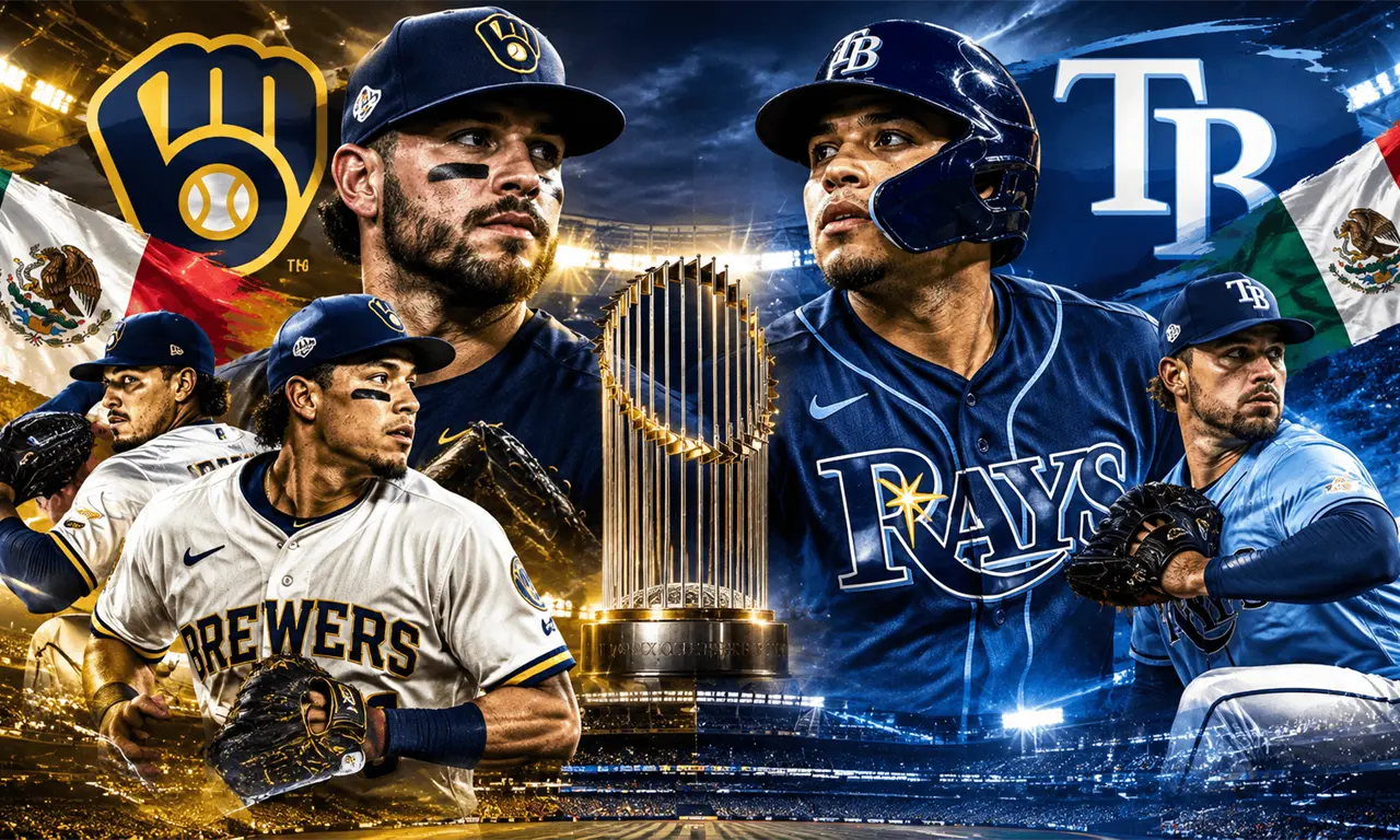  Serie Mundial Brewers vs Rays. 