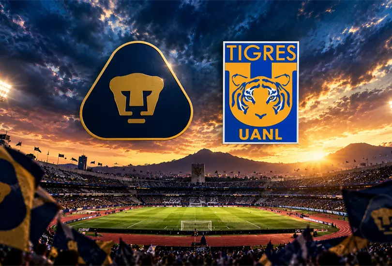 Pumas recibe a Tigres este sábado en el Estadio Olímpico Universitario por la Jornada 14 del Apertura 2026. Pumas recibe a Tigres este sábado en el Estadio Olímpico Universitario por la Jornada 14 del Apertura 2026.