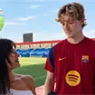 Alana Flores visita al Barcelona previo al Cl&aacute;sico: &iquest;Ser&aacute; su amuleto?