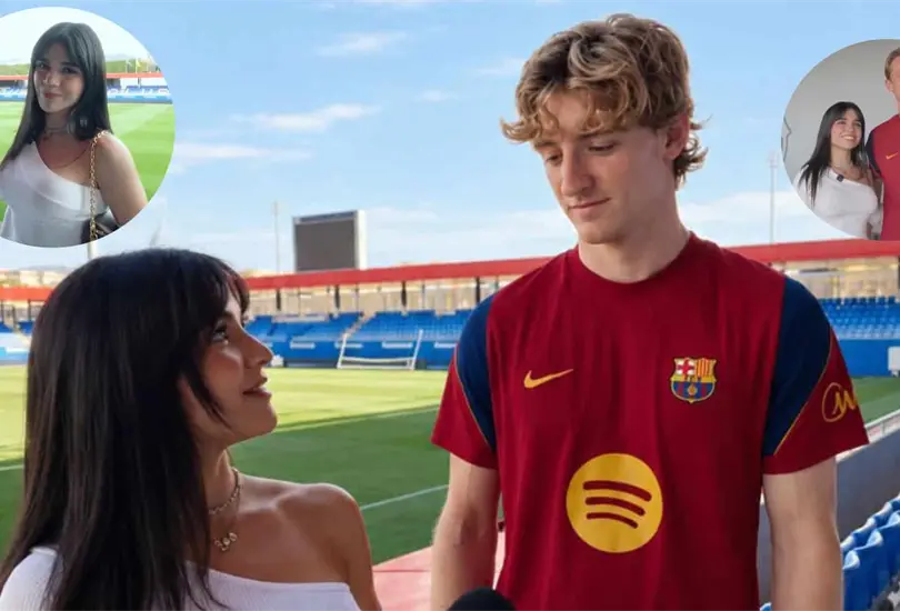Alana Flores visita al Barcelona. Alana Flores visita al Barcelona.