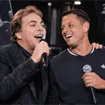 Chicharito se anima a cantar con Cristian Castro (video)