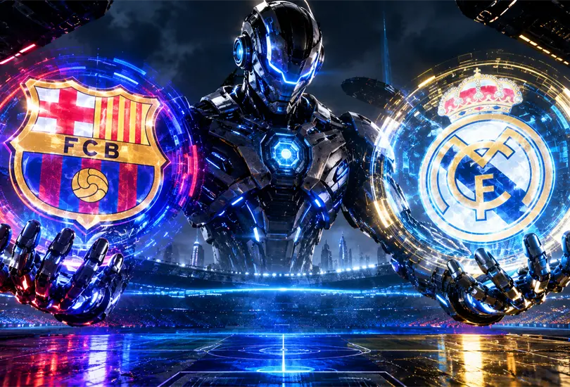 Barcelona y Real Madrid se enfrentan en el Clásico español de la Jornada 10 de LaLiga. Barcelona y Real Madrid se enfrentan en el Clásico español de la Jornada 10 de LaLiga.