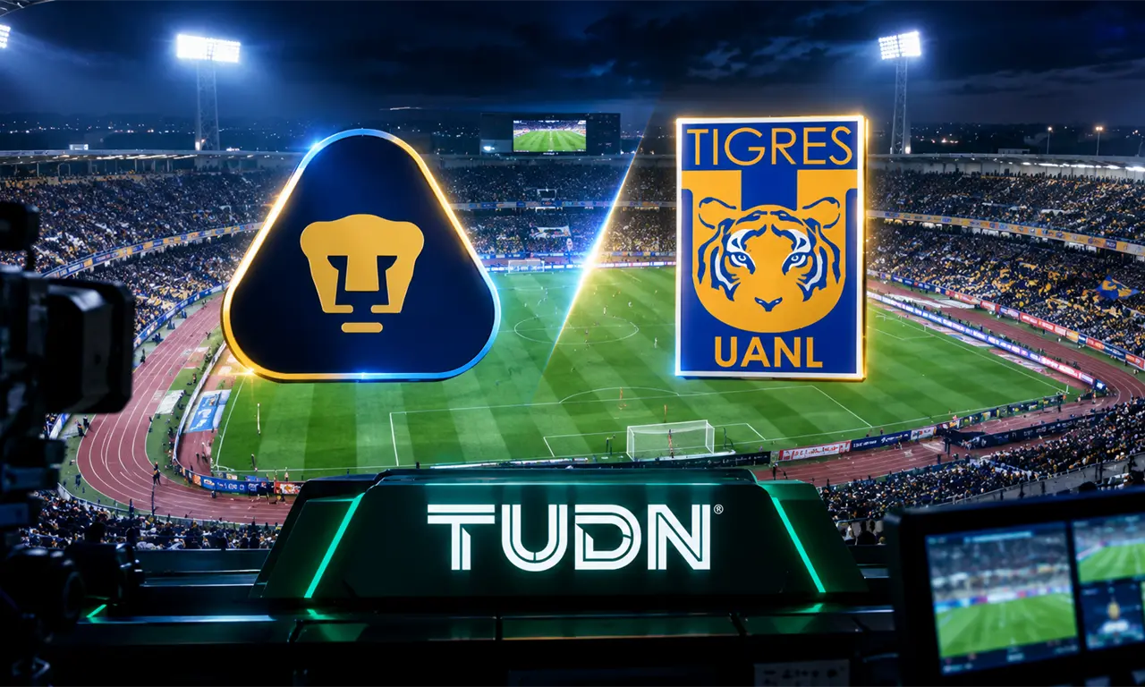  La transmisión de TUDN durante el Pumas vs. Tigres llamó la atención por un cambio de cámara y una perspectiva distinta de la cancha. 