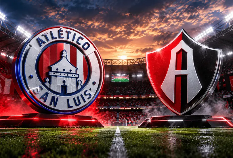 Atlético de San Luis recibe al Atlas en el Estadio Libertad Financiera durante la Jornada 15 del Apertura 2026. Atlético de San Luis recibe al Atlas en el Estadio Libertad Financiera durante la Jornada 15 del Apertura 2026.