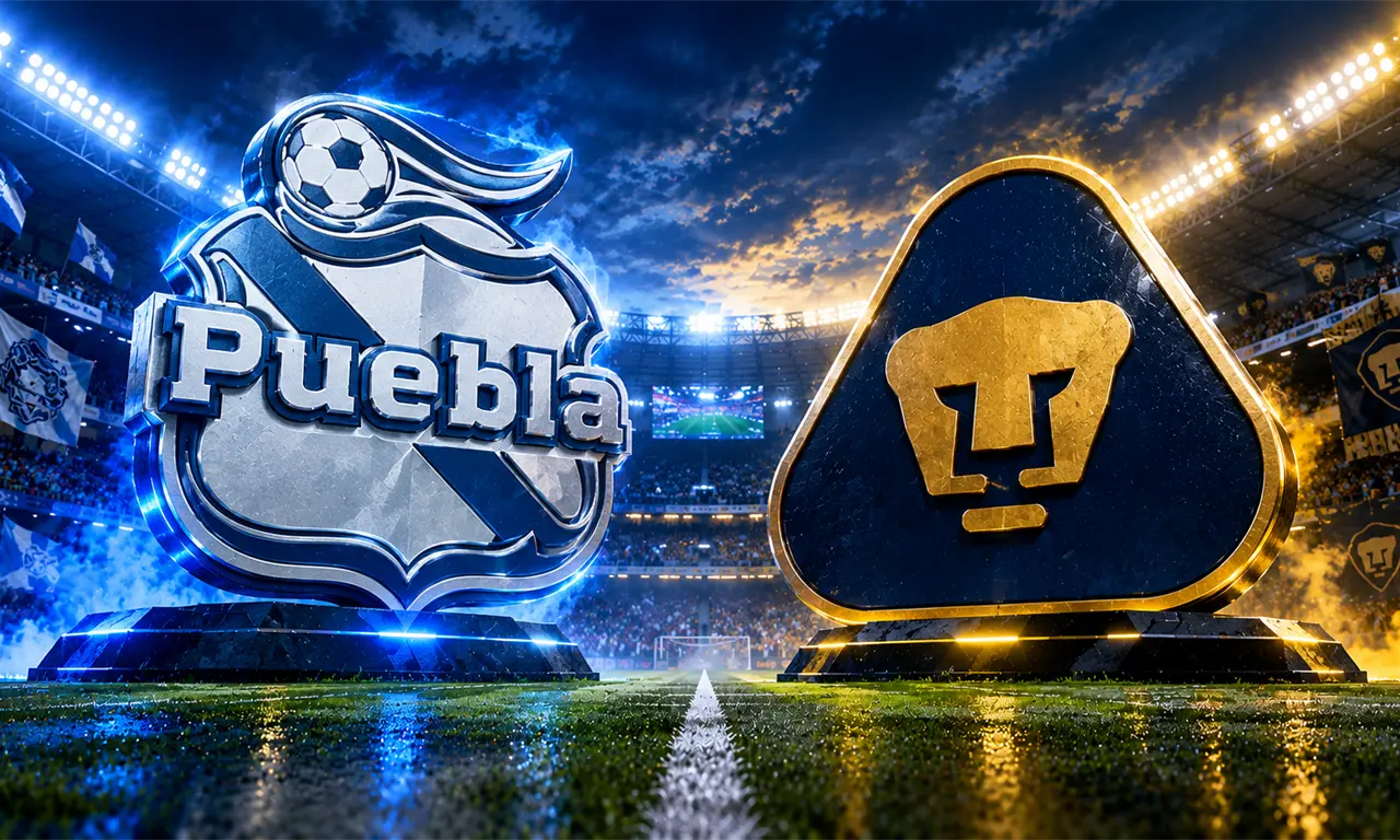  Puebla recibe a Pumas en el Estadio Cuauhtémoc en un duelo clave para sus aspiraciones de clasificar a la Liguilla. 
