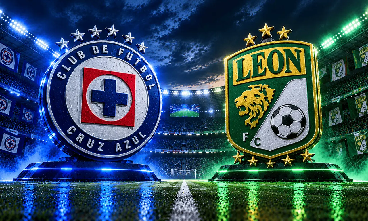  Cruz Azul recibe a León en el Estadio Banorte durante la Jornada 15 del Apertura 2026 de la Liga MX. 