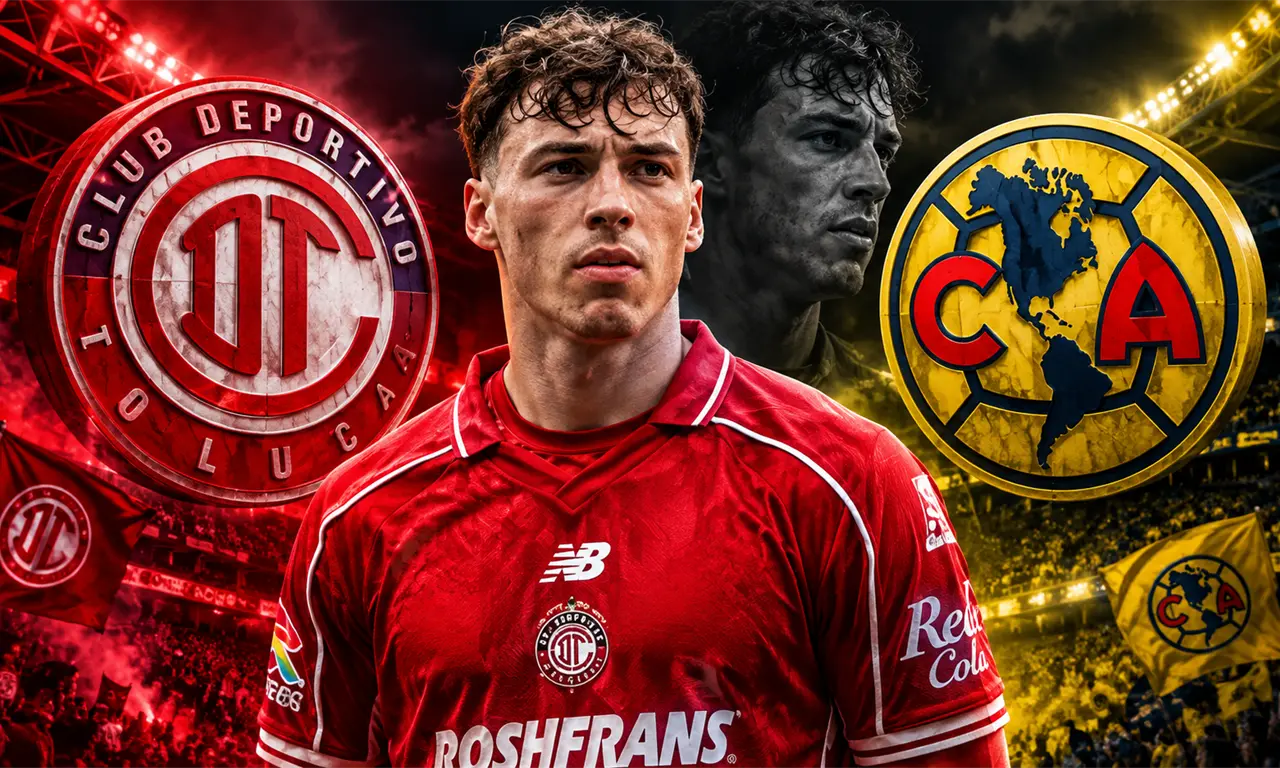  Federico Viñas aseguró que no festejará si consigue marcarle al América con la camiseta del Toluca. 